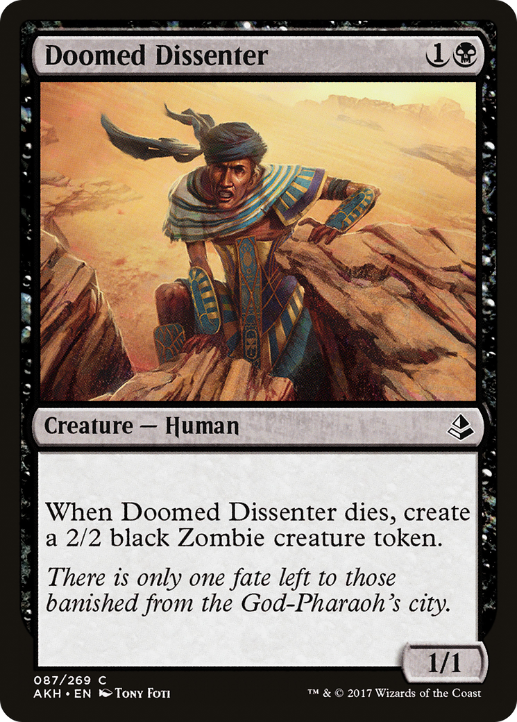 Doomed Dissenter (AKH-087)  Foil - Amonkhet