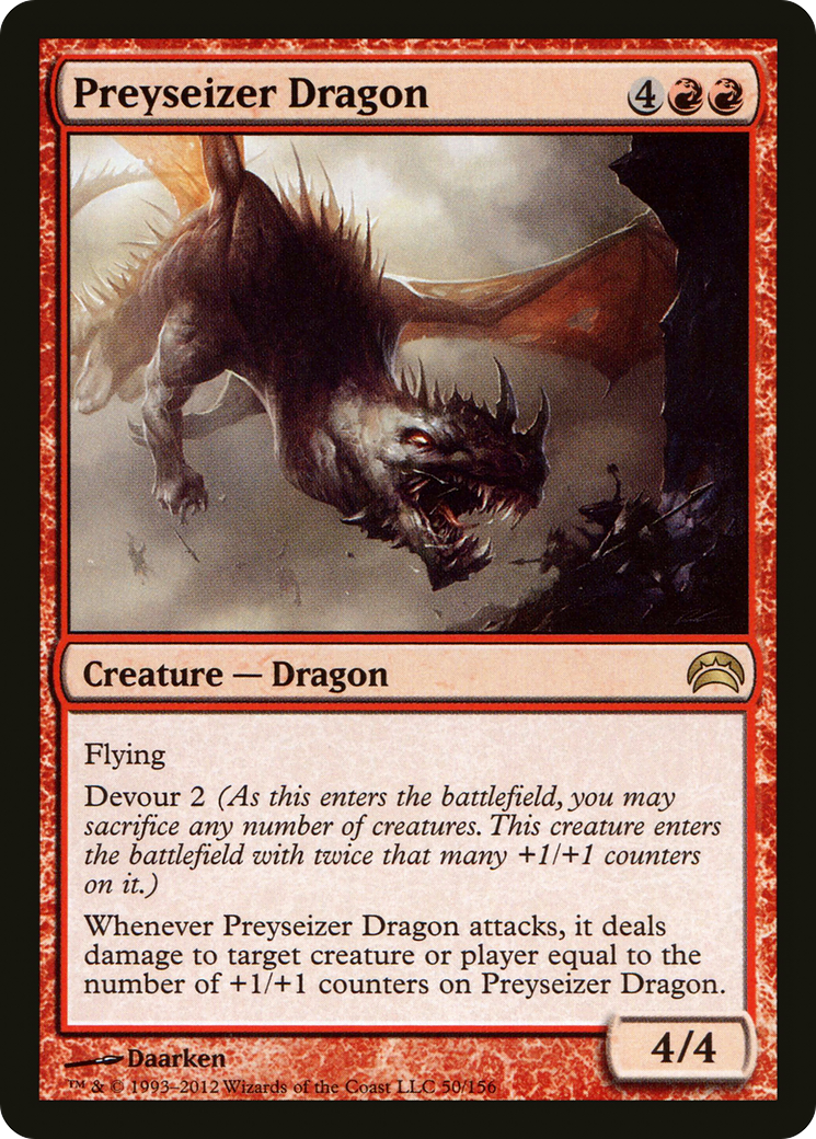 Preyseizer Dragon (PC2-050)  - Planechase 2012