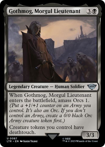 Gothmog, Morgul Lieutenant (LTR-087)  Foil - The Lord of the Rings: Tales of Middle-earth