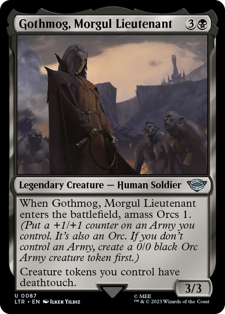 Gothmog, Morgul Lieutenant (LTR-087)  - The Lord of the Rings: Tales of Middle-earth