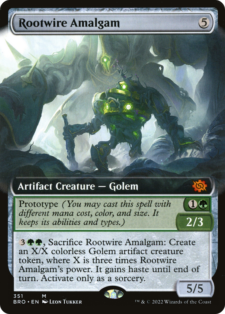 Rootwire Amalgam (Extended Art) (BRO-351)  - The Brothers' War: (Extended Art)