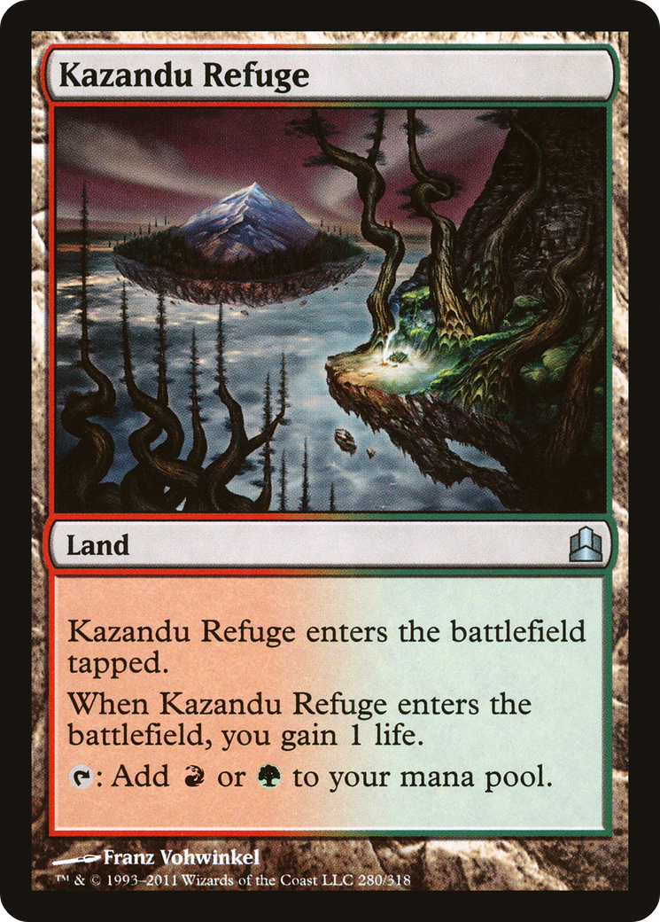 Kazandu Refuge (CMD-280)  - Commander 2011