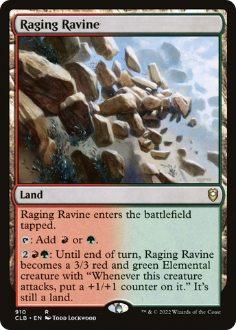 Raging Ravine (CLB-910)  - Commander Legends: Battle for Baldur's Gate