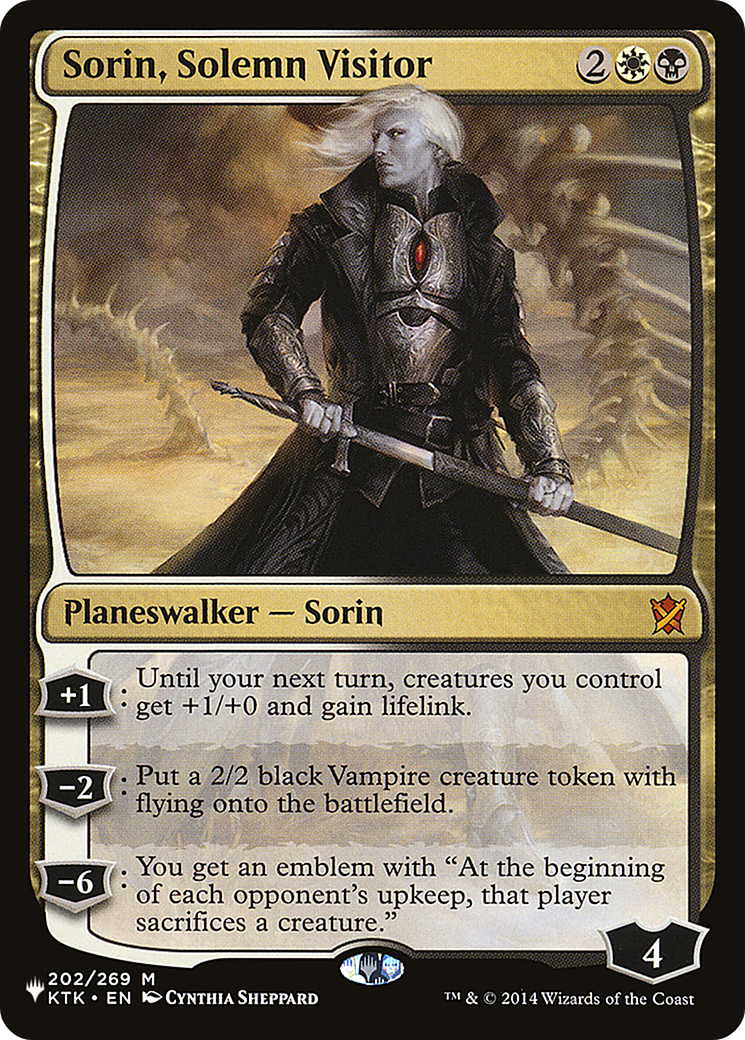 Sorin, Solemn Visitor (LIST-202/269)  - The List