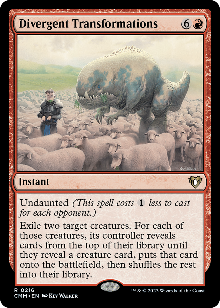 Divergent Transformations (CMM-216)  Foil - Commander Masters