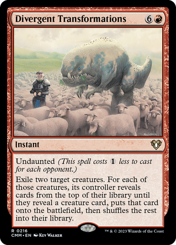 Divergent Transformations (CMM-216)  Foil - Commander Masters