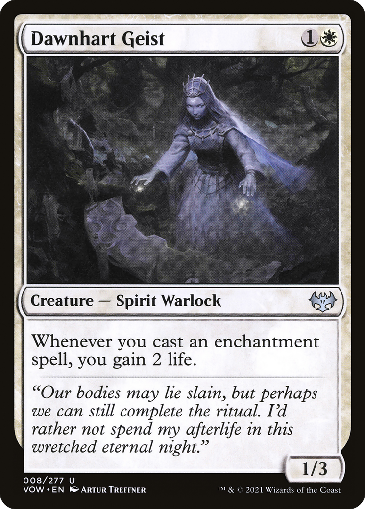 Dawnhart Geist (VOW-008)  Foil - Innistrad: Crimson Vow