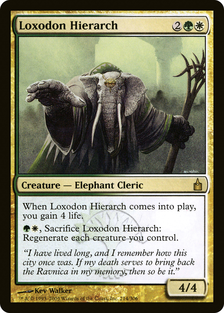 Loxodon Hierarch (RAV-214)  Foil - Ravnica: City of Guilds