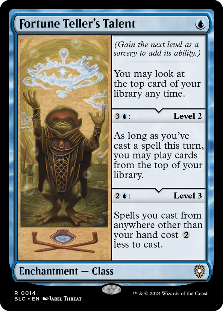 Fortune Teller's Talent (BLC-014)  - Bloomburrow Commander