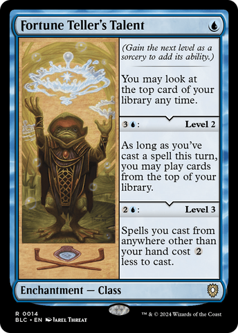 Fortune Teller's Talent (BLC-014)  - Bloomburrow Commander