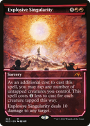Explosive Singularity (Showcase) (NEO-383)  Foil - Kamigawa: Neon Dynasty: (Showcase)
