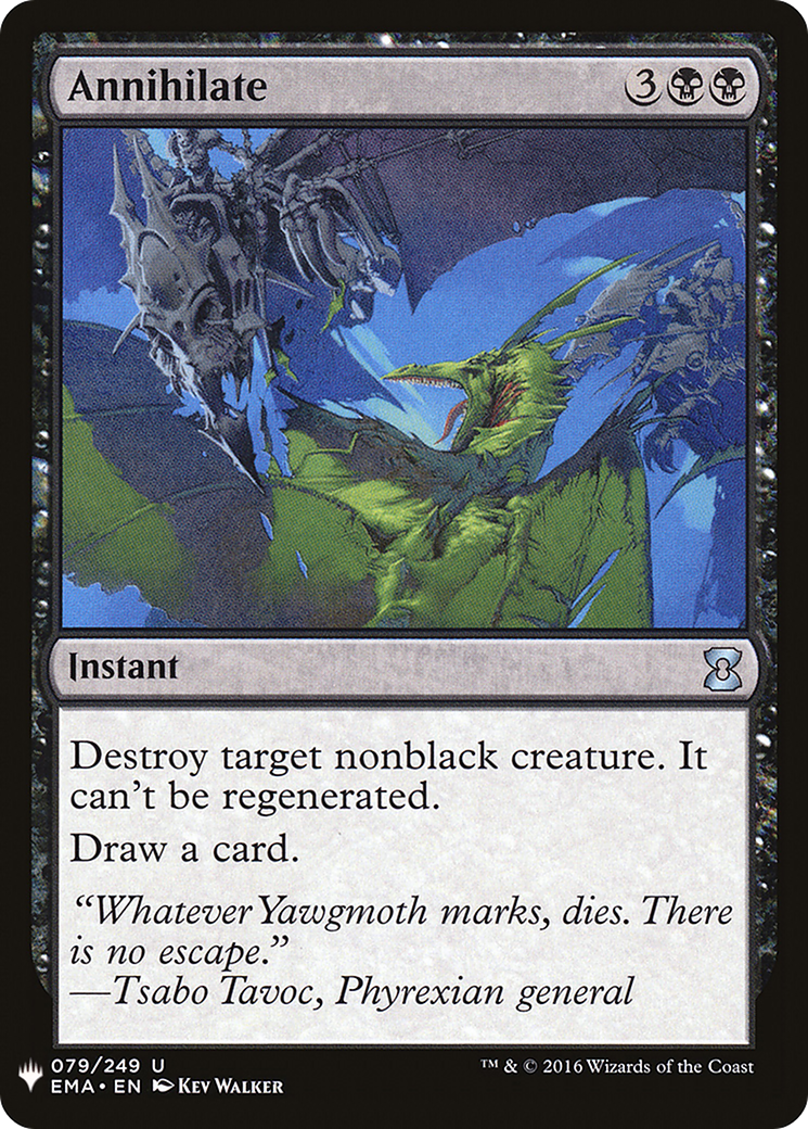 Annihilate (LIST-079)  - The List
