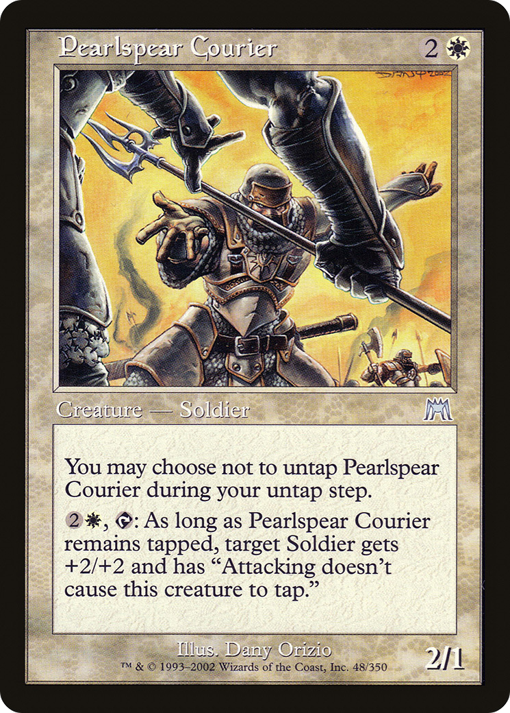 Pearlspear Courier (ONS-048)  Foil - Onslaught