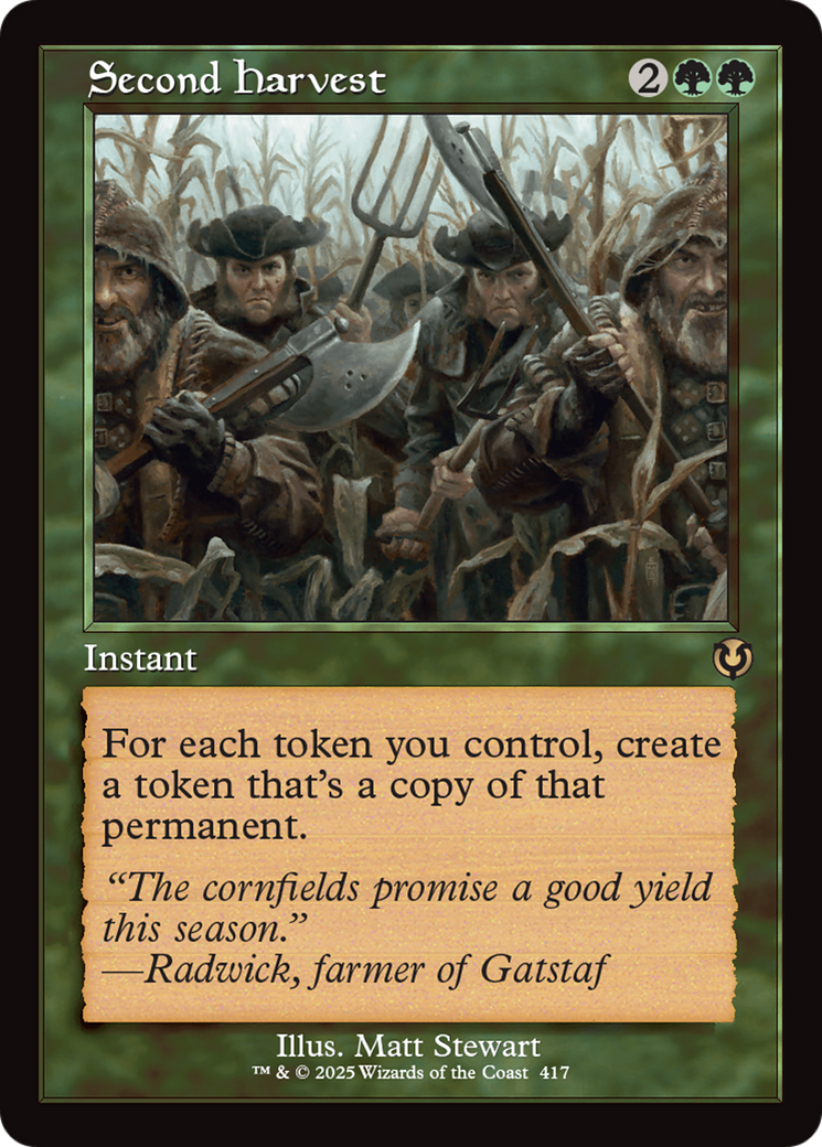 Second Harvest (Retro Frame) (INR-417)  - Innistrad Remastered
