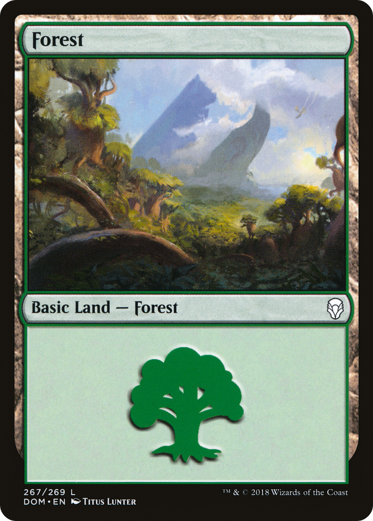 Forest (267) (DOM-267)  - Dominaria