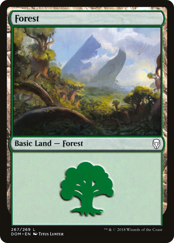 Forest (267) (DOM-267)  - Dominaria
