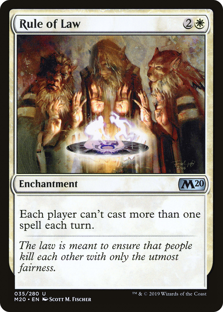 Rule of Law (M20-035)  Foil - Core Set 2020