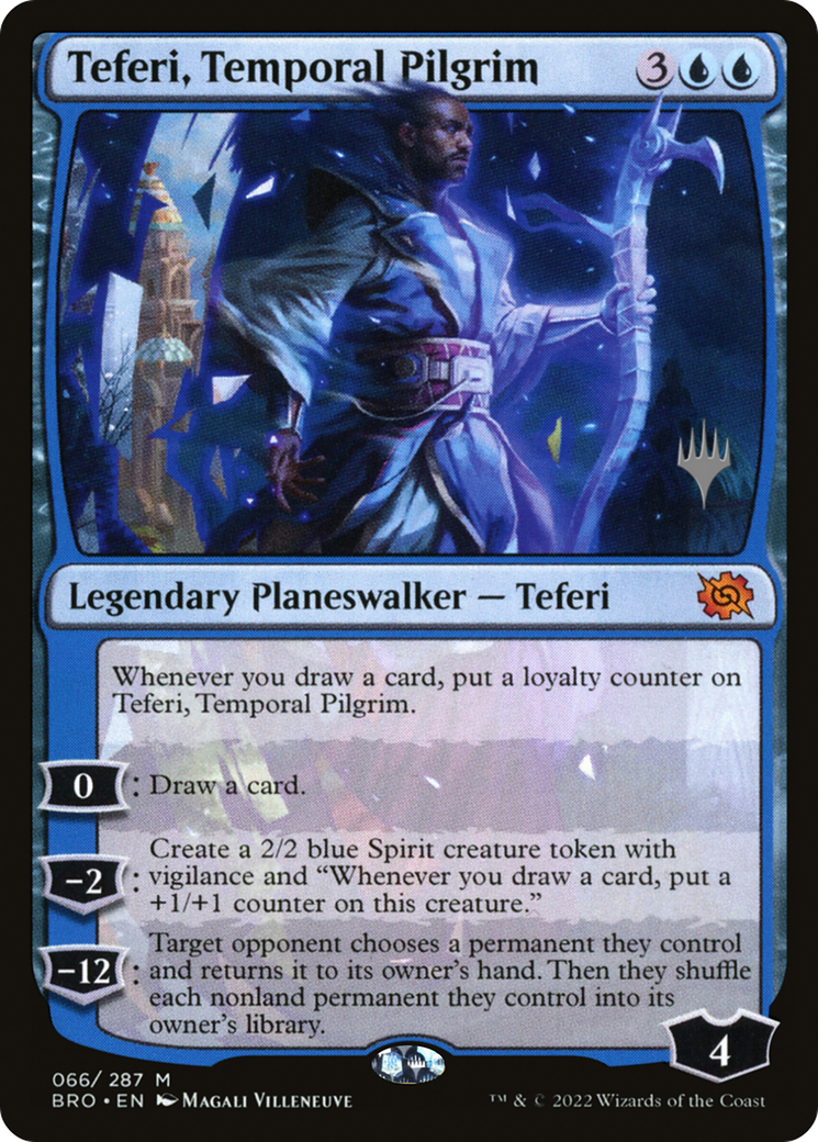 Teferi, Temporal Pilgrim (PPBRO-066)  - The Brothers' War Promos