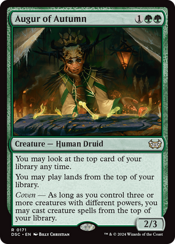 Augur of Autumn (DSC-171)  - Duskmourn: House of Horror Commander