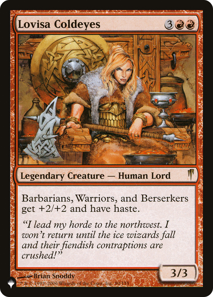 Lovisa Coldeyes (LIST-90/155)  - The List