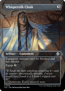 Whispersilk Cloak (Borderless) (LCC-119)  Foil - The Lost Caverns of Ixalan Commander