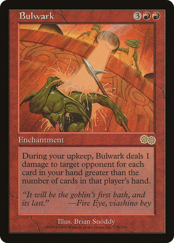 Bulwark (USG-178)  - Urza's Saga