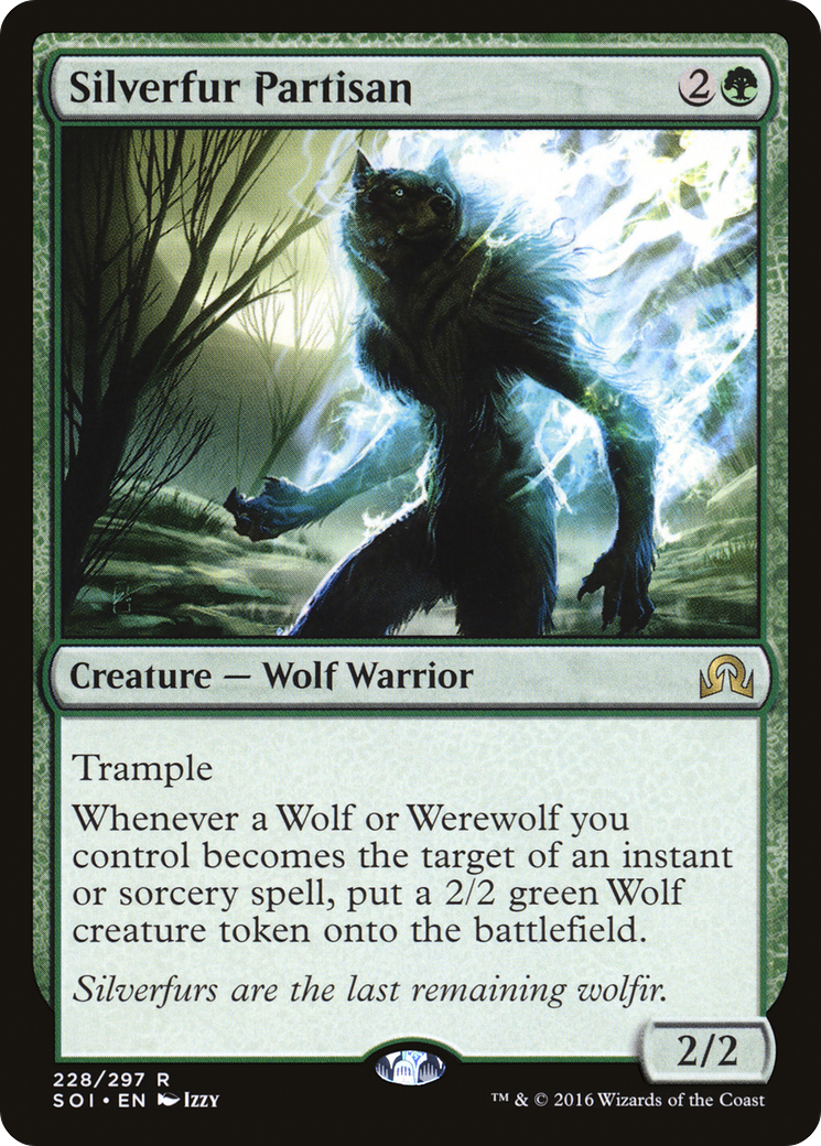 Silverfur Partisan (SOI-228)  Foil - Shadows over Innistrad
