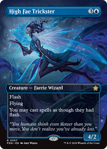 High Fae Trickster (FDN-307)  Foil - Foundations (Borderless)