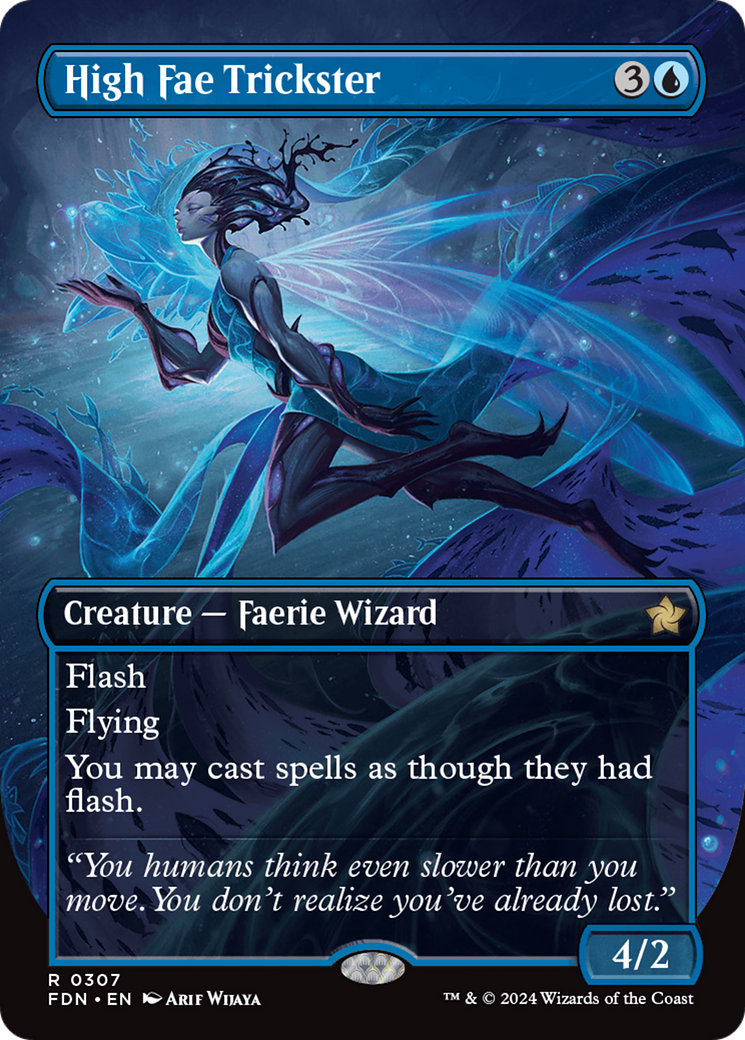 High Fae Trickster (FDN-307)  - Foundations (Borderless)