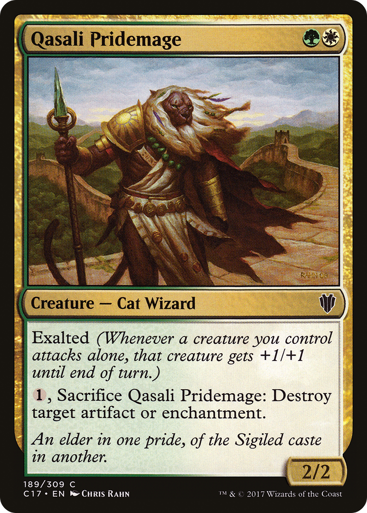 Qasali Pridemage (C17-189)  - Commander 2017