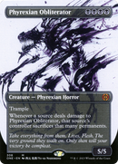 Phyrexian Obliterator (Showcase) (ONE-308)  Foil - Phyrexia: All Will Be One: (Showcase) (Borderless)