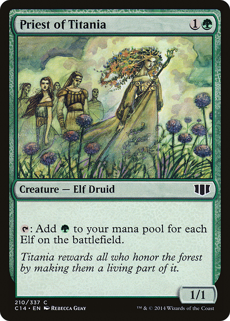 Priest of Titania (C14-210)  - Commander 2014