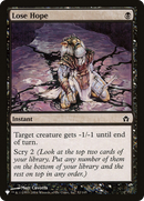 Lose Hope (LIST-5DN-52)  - The List