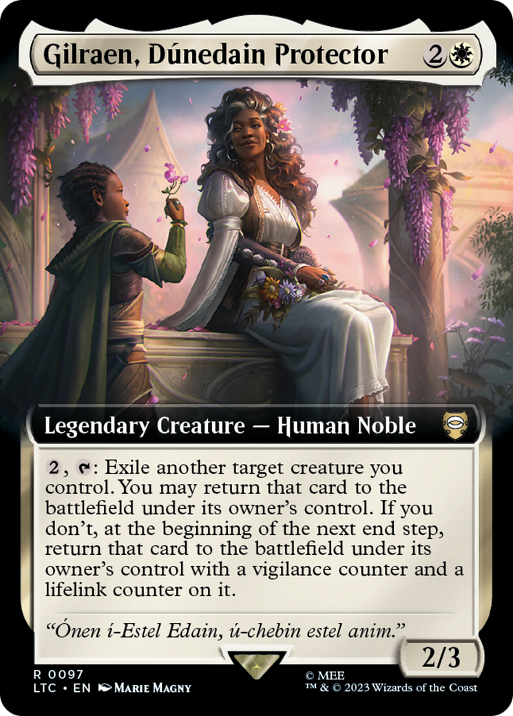 Gilraen, Dunedain Protector (Extended Art) (LTC-097)  - Tales of Middle-earth Commander: (Extended Art)