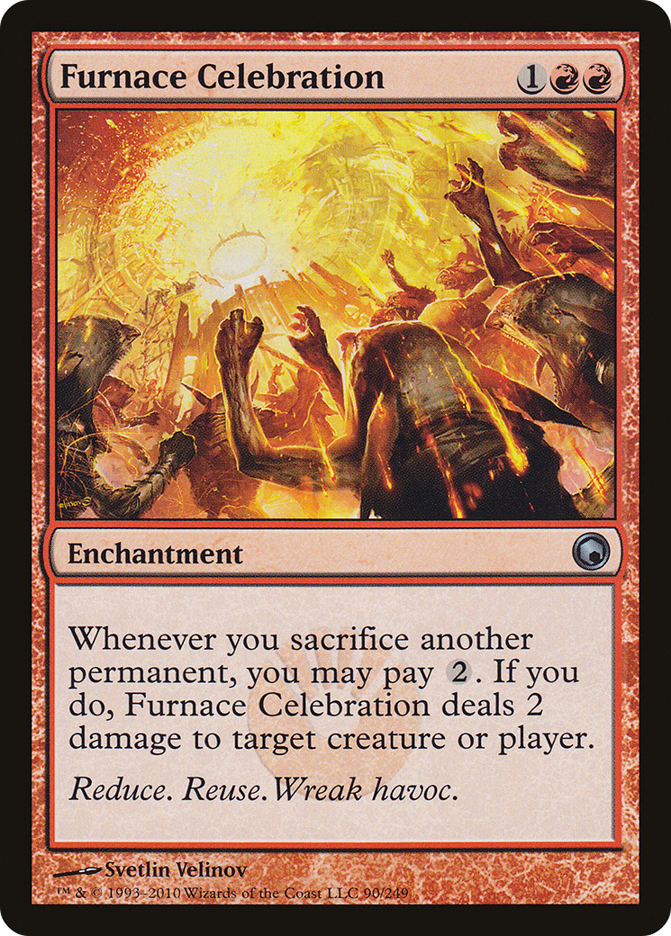 Furnace Celebration (SOM-090)  Foil - Scars of Mirrodin