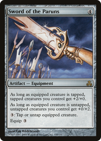 Sword of the Paruns (GPT-156)  Foil - Guildpact