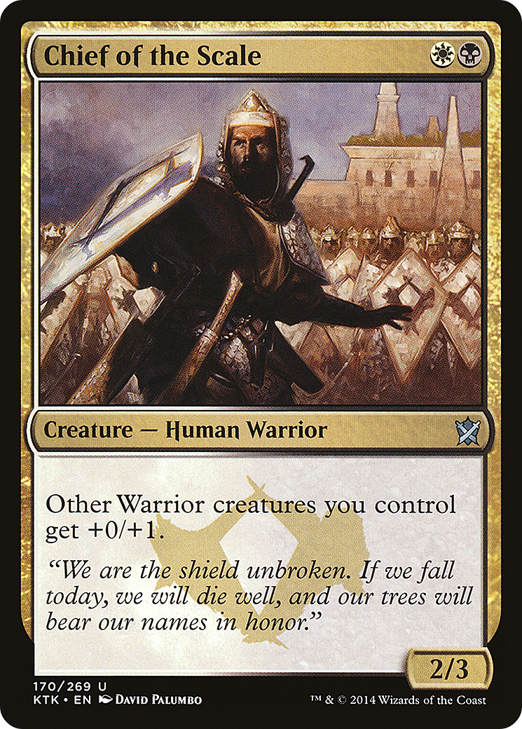 Chief of the Scale (KTK-170)  - Khans of Tarkir