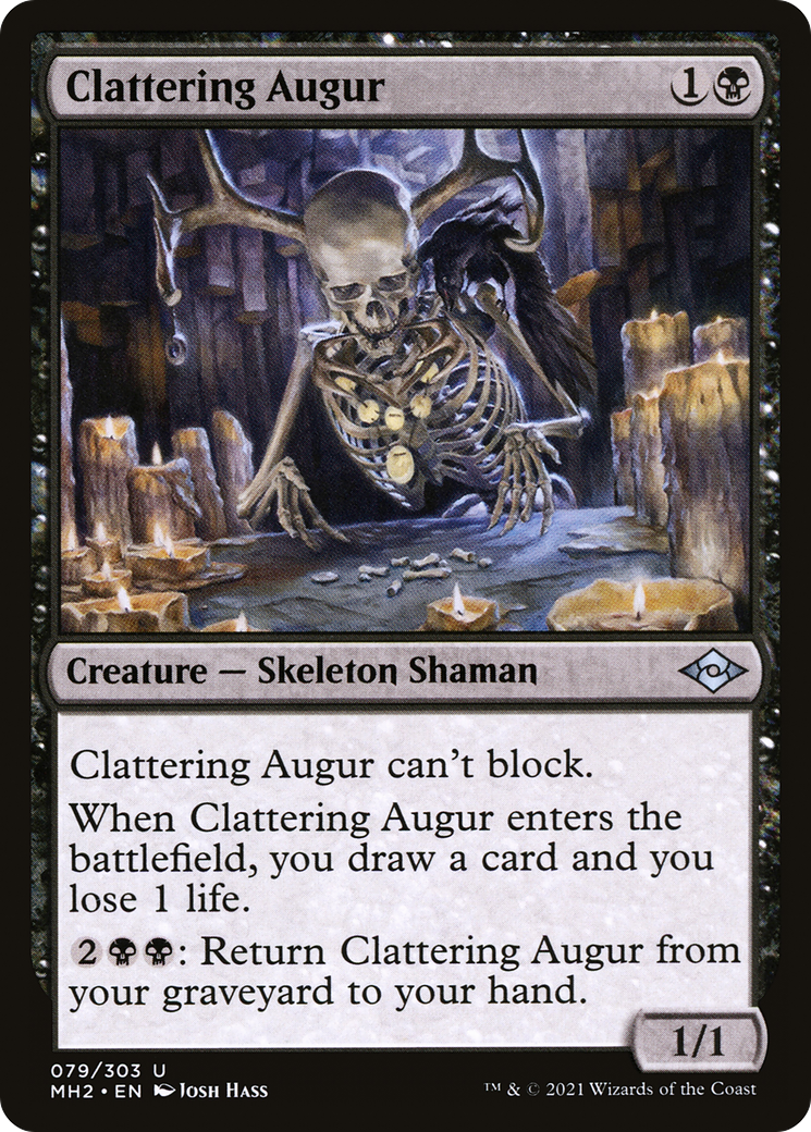 Clattering Augur (MH2-079)  - Modern Horizons 2