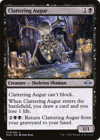 Clattering Augur (MH2-079)  Foil - Modern Horizons 2