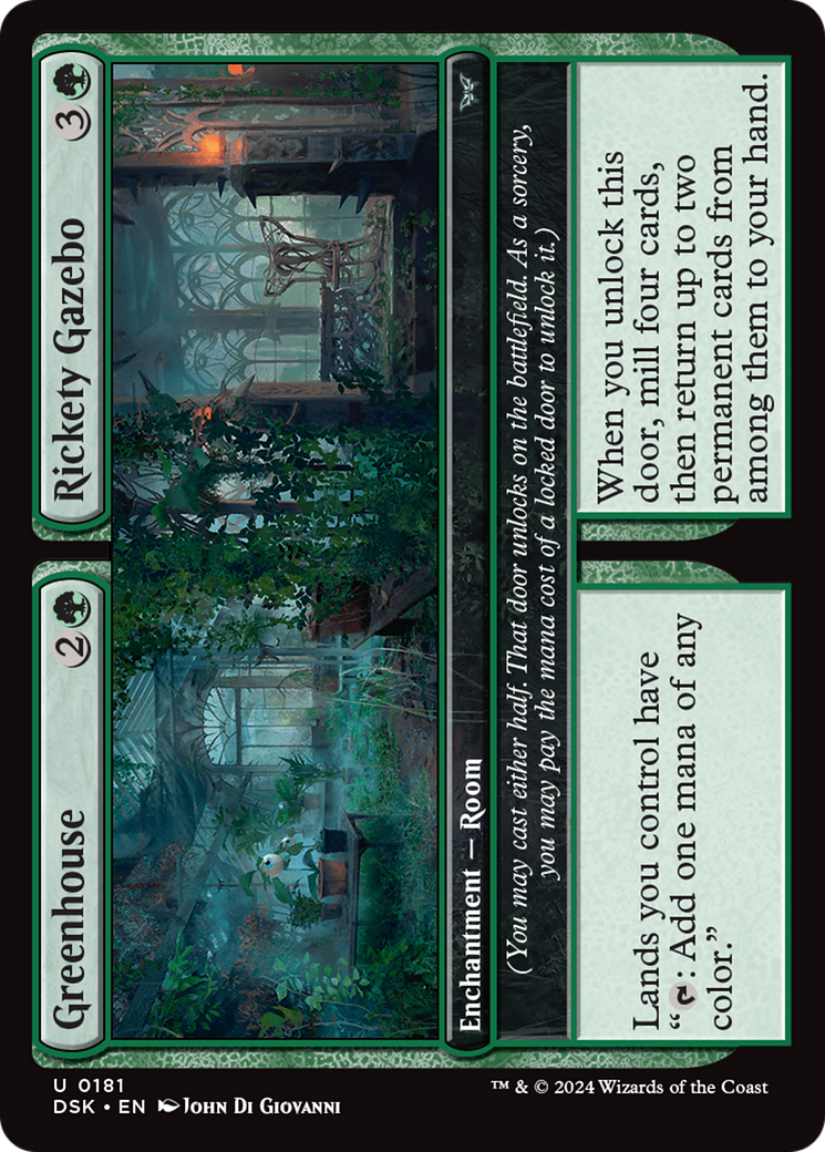 Greenhouse // Rickety Gazebo (DSK-181)  Foil - Duskmourn: House of Horror