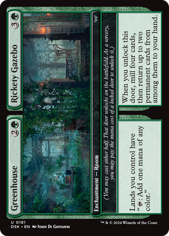 Greenhouse // Rickety Gazebo (DSK-181)  Foil - Duskmourn: House of Horror