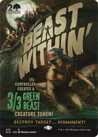 Beast Within (SLD-323)  Foil - Secret Lair Drop (Borderless)
