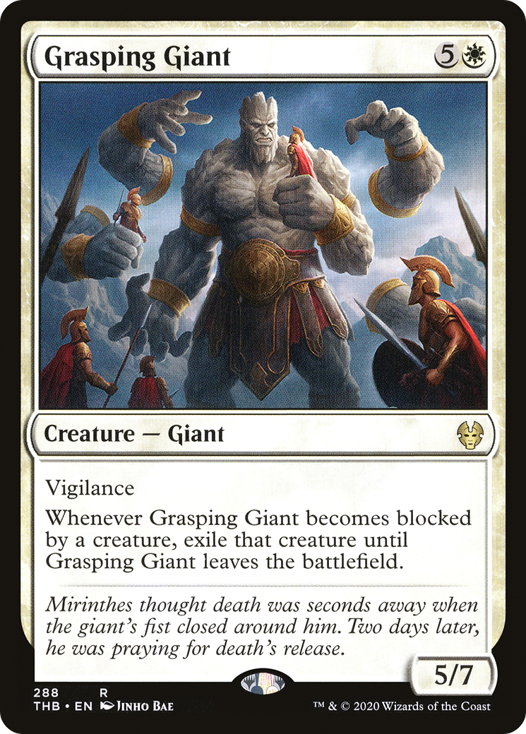 Grasping Giant (THB-288)  - Theros Beyond Death