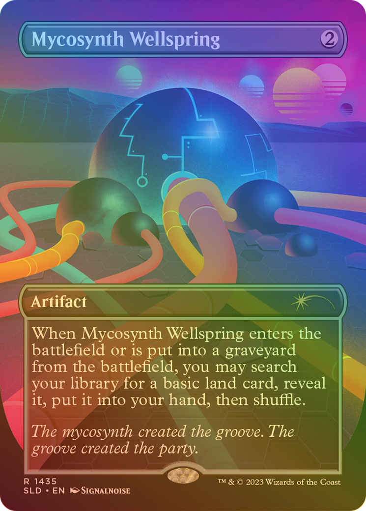 Mycosynth Wellspring (Rainbow Foil) (SLD-1435)  Foil - Secret Lair Drop (Borderless)