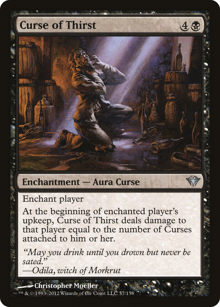 Curse of Thirst (DKA-057)  - Dark Ascension