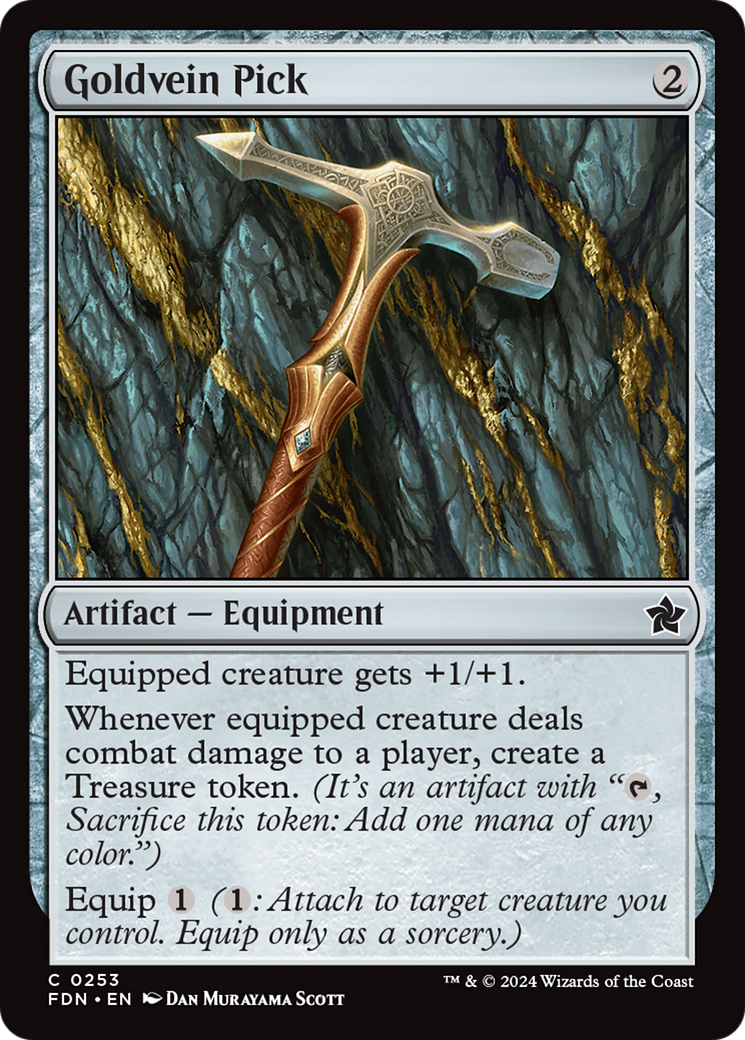 Goldvein Pick (FDN-253)  - Foundations