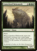 Craterhoof Behemoth (AVR-172)  Foil - Avacyn Restored