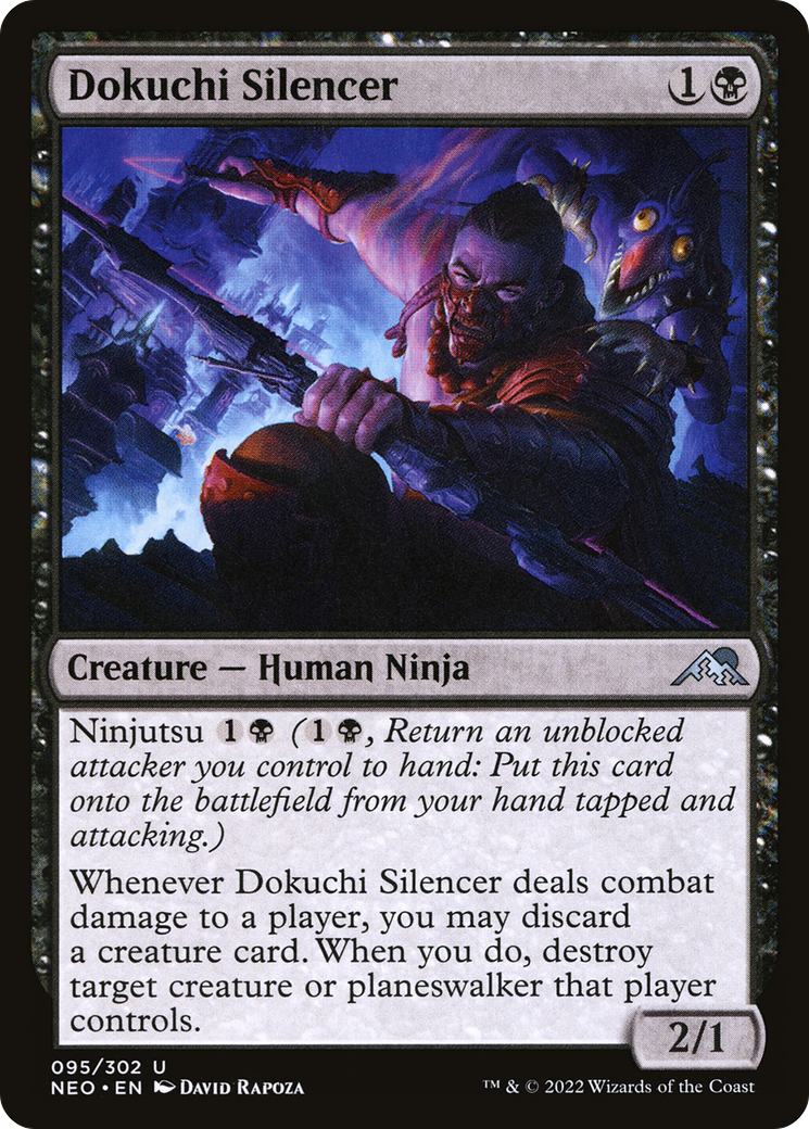 Dokuchi Silencer (NEO-095)  - Kamigawa: Neon Dynasty