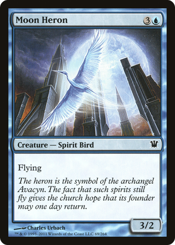 Moon Heron (ISD-069)  - Innistrad