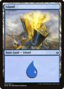 Island (255) (WAR-255)  Foil - War of the Spark